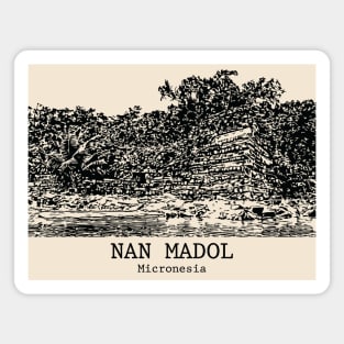 Nan Madol - Micronesia Magnet